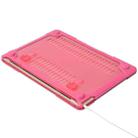 For MacBook Retina 12 inch A1534 TPU + PC Two-color Anti-fall Laptop Protective Case(Rose Red) - 5