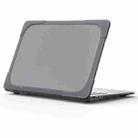 For MacBook Air 13.3 inch A1466 / A1369 TPU and PC Two-color Anti-fall Laptop Protective Case(Grey) - 1