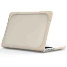 TPU + PC Two-color Anti-fall Laptop Protective Case For MacBook Pro Retina 13.3 inch A1502 / A1425(Khaki) - 1