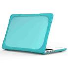 TPU + PC Two-color Anti-fall Laptop Protective Case For MacBook Pro Retina 13.3 inch A1502 / A1425(Sky Blue) - 1