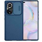 For Honor 50 Pro NILLKIN Black Mirror Pro Series PC Camshield Full Coverage Dust-proof Scratch Resistant Case(Blue) - 1