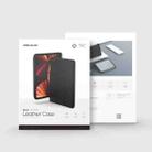 For iPad 10.2 2021 / 2020 / 2019 NILLKIN PC + TPU Horizontal Flip Leather Case with Holder & Pen Slot & Sleep / Wake-up Function(Black) - 8