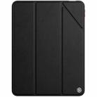 NILLKIN PC + TPU Horizontal Flip Leather Case with Holder & Pen Slot & Sleep / Wake-up Function For iPad Air 10.9 2020 / Air 4(Black) - 1
