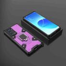 For OPPO Reno6 Pro+ 5G Space PC + TPU Ring Holder Protective Case(Purple) - 3