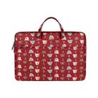 ST01DZ Lightweight Canvas Printed Laptop Bag, Size:13.3 inch(Red) - 1