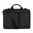 ST11 Polyester Thickened Laptop Bag with Detachable Shoulder Strap, Size:15.6 inch(Black) - 1
