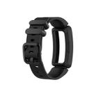 Smart Watch Silicon Watch Band for Fitbit Inspire HR(Black) - 1