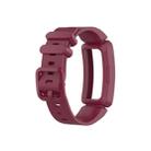 Smart Watch Silicon Watch Band for Fitbit Inspire HR(Wire Red) - 1