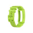 Smart Watch Silicon Watch Band for Fitbit Inspire HR(Lime Color) - 1