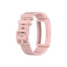 Smart Watch Silicon Watch Band for Fitbit Inspire HR(Light Pink) - 1