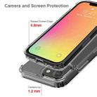 For iPhone 13 mini Shockproof Scratchproof TPU + Acrylic Protective Case (Grey) - 4