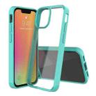 For iPhone 13 mini Shockproof Scratchproof TPU + Acrylic Protective Case (Green) - 1