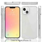 For iPhone 13 Shockproof Scratchproof TPU + Acrylic Protective Case(Transparent) - 2