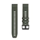 For Garmin Fenix 6 22mm Smart Watch Quick Release Silicon Watch Band(Army Green) - 1