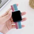 Four-colors Milanese Watch Band For Apple Watch Series 8&7 41mm / SE 2&6&SE&5&4 40mm / 3&2&1 38mm(Pink Silver Green Blue) - 1