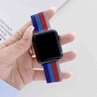 Four-colors Milanese Watch Band For Apple Watch Series 8&7 41mm / SE 2&6&SE&5&4 40mm / 3&2&1 38mm(Purple Blue Red Silver) - 1