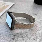 Small Waist Steel Watch Band For Apple Watch Ultra 49mm&Watch Ultra 2 49mm / Series 9&8&7 45mm / SE 3&SE 2&6&SE&5&4 44mm / 3&2&1 42mm(Silver Rose Gold) - 1