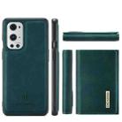 For OnePlus 9 Pro DG.MING M1 Series 3-Fold Multi Card Wallet  Back Cover Shockproof Case with Holder Function(Green) - 2