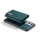 For OnePlus 9 Pro DG.MING M1 Series 3-Fold Multi Card Wallet  Back Cover Shockproof Case with Holder Function(Green) - 5