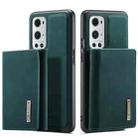 For OnePlus 9 Pro DG.MING M1 Series 3-Fold Multi Card Wallet  Back Cover Shockproof Case with Holder Function(Green) - 8