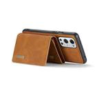 For OnePlus 9 Pro DG.MING M1 Series 3-Fold Multi Card Wallet  Back Cover Shockproof Case with Holder Function(Brown) - 4