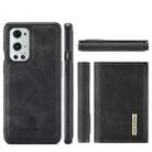 For OnePlus 9 Pro DG.MING M1 Series 3-Fold Multi Card Wallet  Back Cover Shockproof Case with Holder Function(Black) - 2