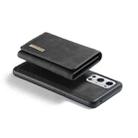 For OnePlus 9 Pro DG.MING M1 Series 3-Fold Multi Card Wallet  Back Cover Shockproof Case with Holder Function(Black) - 5