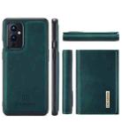 For OnePlus 9 (EU/NA) DG.MING M1 Series 3-Fold Multi Card Wallet  Back Cover Shockproof Case with Holder Function(Green) - 2
