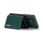 For OnePlus 9 (EU/NA) DG.MING M1 Series 3-Fold Multi Card Wallet  Back Cover Shockproof Case with Holder Function(Green) - 4