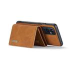 For OnePlus 9 (EU/NA) DG.MING M1 Series 3-Fold Multi Card Wallet  Back Cover Shockproof Case with Holder Function(Brown) - 4