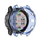 For Garmin Fenix 6S / 6S Pro Smart Watch Half Coverage TPU Protective Case(Transparent Blue) - 1