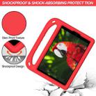 Handle Portable EVA Shockproof Anti Falling Protective Case with Triangle Holder For iPad mini 5 / 4 / 3 / 2 / 1 (Red) - 3