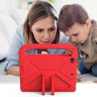 Handle Portable EVA Shockproof Anti Falling Protective Case with Triangle Holder For iPad mini 5 / 4 / 3 / 2 / 1 (Red) - 6