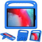 Handle Portable EVA Shockproof Anti Falling Protective Case with Triangle Holder For iPad mini 5 / 4 / 3 / 2 / 1 (Blue) - 1