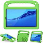 For Huawei MediaPad M5 Lite 8.0 inch Handle Portable EVA Shockproof Anti Falling Protective Case with Triangle Holder(Green) - 1