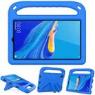 For Huawei MediaPad M6 8.4 Handle Portable EVA Shockproof Anti Falling Protective Case with Triangle Holder(Blue) - 1