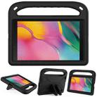 For Samsung Galaxy Tab A 8.0 2019 SM-T290 / SM-T295 Handle Portable EVA Shockproof Anti Falling Protective Case with Triangle Holder(Black) - 1