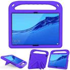 For Huawei MediaPad T5 Handle Portable EVA Shockproof Anti Falling Protective Case with Triangle Holder(Purple) - 1