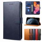 For Samsung Galaxy S21 5G GUSSIM Business Style Horizontal Flip Leather Case with Holder & Card Slots & Wallet(Blue) - 1