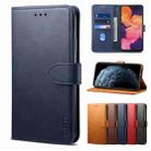 For Samsung Galaxy S21 FE GUSSIM Business Style Horizontal Flip Leather Case with Holder & Card Slots & Wallet(Blue) - 1