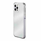 For iPhone 12 / 12 Pro Ice-Crystal Matte PC+TPU Four-corner Airbag Shockproof Case(Transparent) - 1