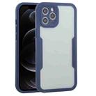 For iPhone 12 Pro Acrylic + TPU 360 Degrees Full Coverage Shockproof Protective Case(Blue) - 1