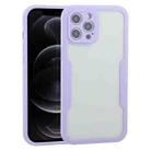 For iPhone 12 Pro Acrylic + TPU 360 Degrees Full Coverage Shockproof Protective Case(Purple) - 1