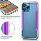 For iPhone 13 Pro Armor Metal Clear PC + TPU Shockproof Case (Blue) - 7