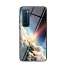 For Huawei nova 7 5G Starry Sky Pattern Tempered Glass + TPU Shockproof Protective Case(Bright Starry Sky) - 1