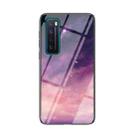 For Huawei nova 7 5G Starry Sky Pattern Tempered Glass + TPU Shockproof Protective Case(Fantasy Starry Sky) - 1
