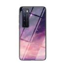 For Huawei nova 7 Pro 5G Starry Sky Pattern Tempered Glass + TPU Shockproof Protective Case(Fantasy Starry Sky) - 1