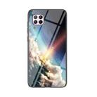 For Huawei nova 6 SE Starry Sky Pattern Tempered Glass + TPU Shockproof Protective Case(Bright Starry Sky) - 1