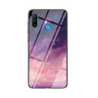 For Huawei P30 lite Starry Sky Pattern Tempered Glass + TPU Shockproof Protective Case(Fantasy Starry Sky) - 1