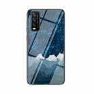 For vivo Y20 Starry Sky Painted Tempered Glass TPU Shockproof Protective Case(Star Chess Rob) - 1